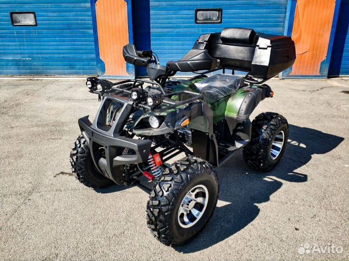 Квадроцикл Grizzly 250cc зеленый кмф