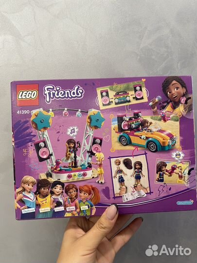 Lego friends машина со сценой Андреа