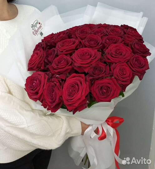 Доставка цветов,розы.Красные розы 101,51,25