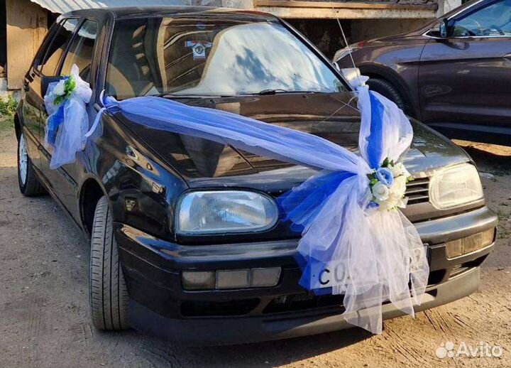 Свадебные украшения на машину