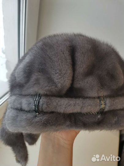 Шапка норковая женская