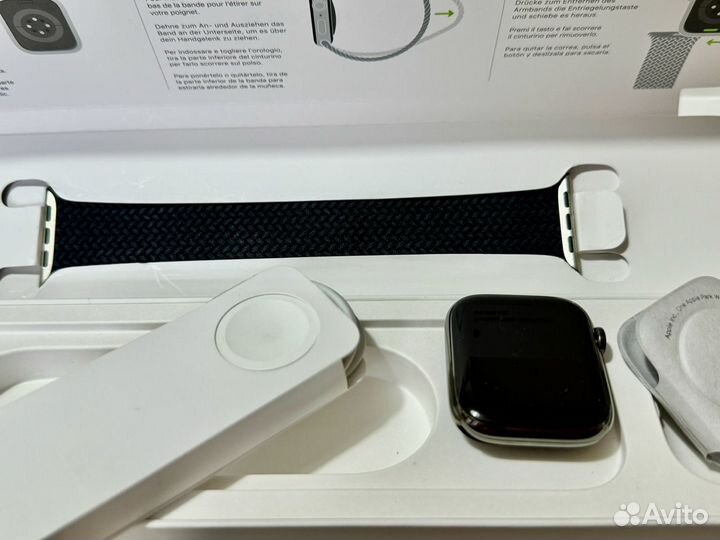Apple Watch Series 7 Graphite Stainless Steel часы