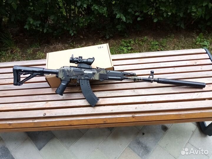 Полноразмерный орбизный автомат ак74 орбиган хаки