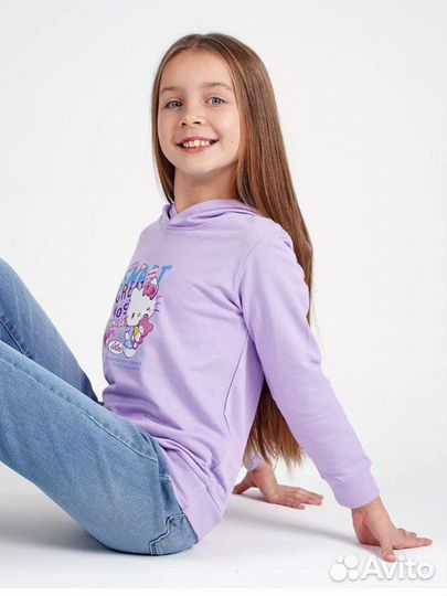 Новое худи толстовка для девочек 110
