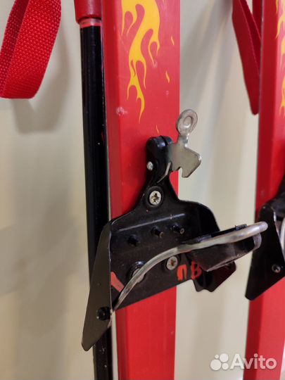 Лыжи беговые детские 130 комплект