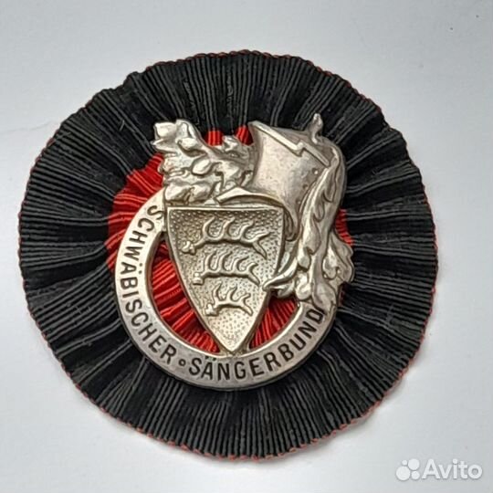 Антикварный знак schwäbischer sängerbund