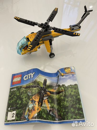Lego city вертолет