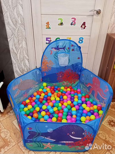 Сухой бассейн с шариками бу