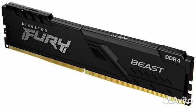 Оперативная память Kingston Fury Beast Black 8Gb D