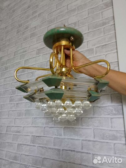 Люстра, 3штуки, винтаж