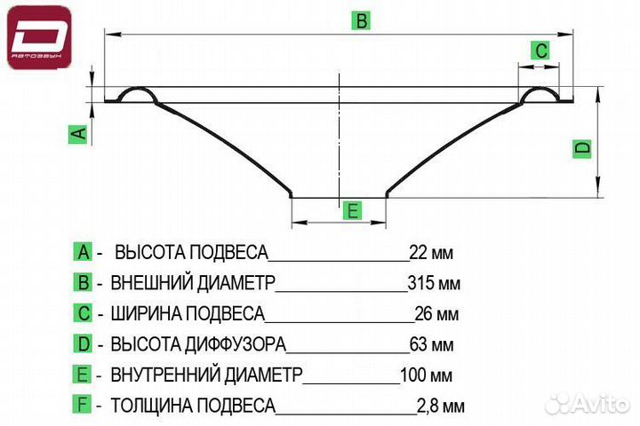 Dynamic State spsw-4.30D1 300-309-100 cone диффуз