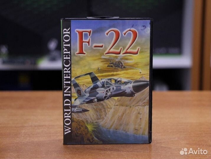 Картридж (16 бит) F-22 World Interceptor для Сеги