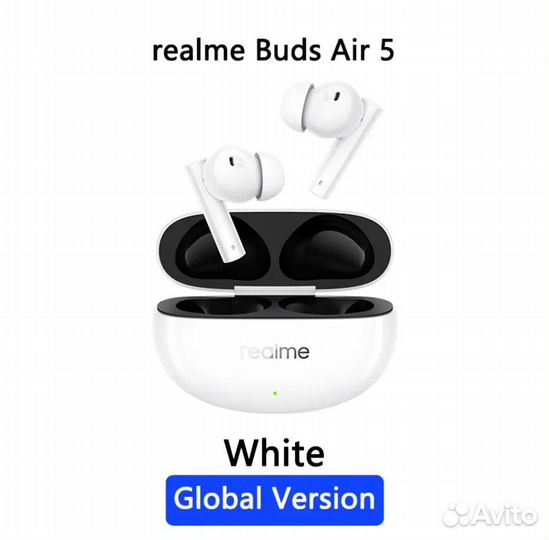 Новые наушники Realme buds air 5 global