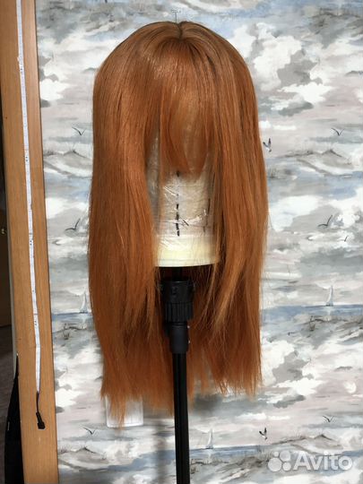 Парик рыжий длинный