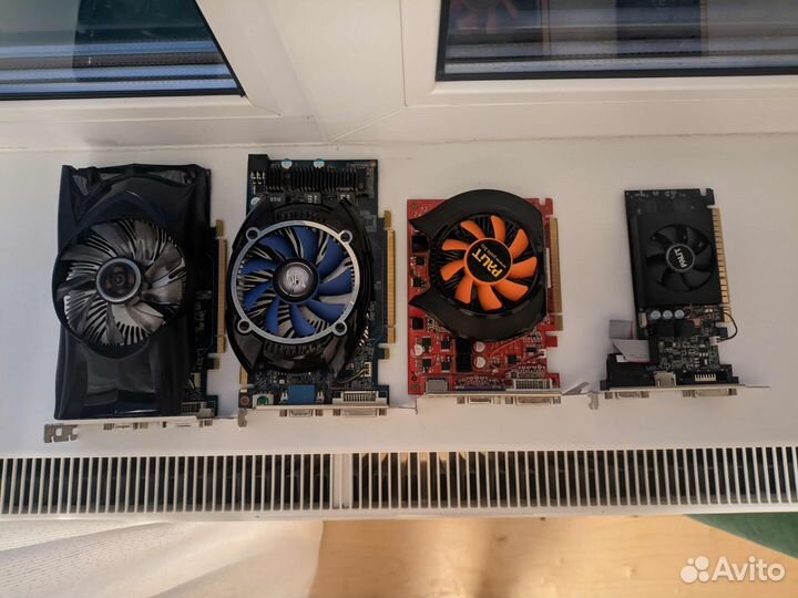 Видеокарты gt240, gt710, gtx 550ti, gts450