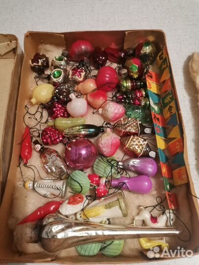 Елочные игрушки №4 малютка СССР