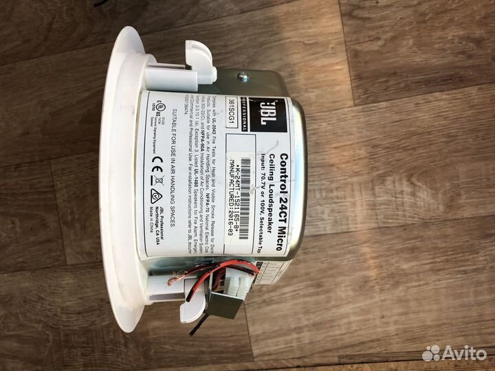 Встраиваемые динамики JBL Control 24 CT Micro