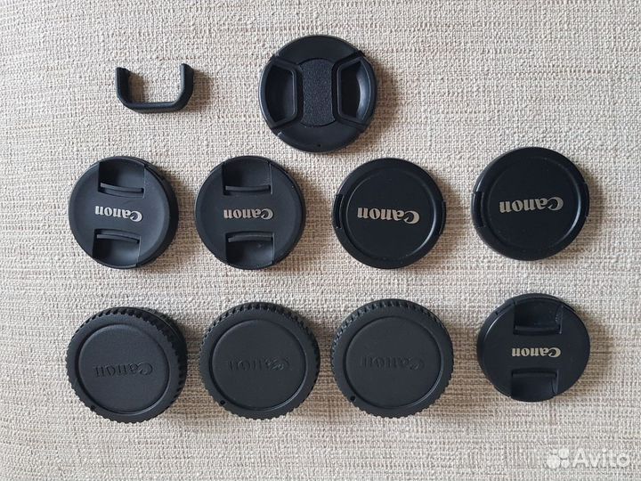 Ремень и крышка объектива фотоаппарата Canon