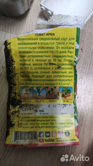 Рассада перец, томат, острый перец комнатный