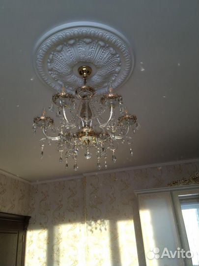 Люстра Bohemia Чехословакия шести рожковая