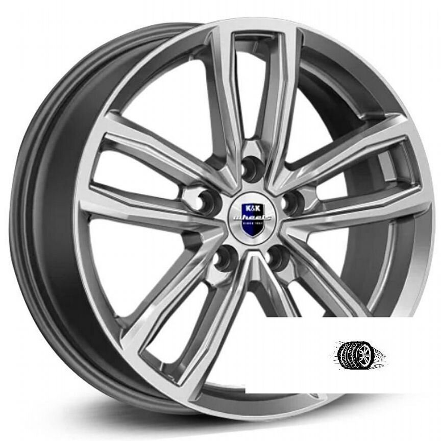 Литые диски K&K 6.5×R17 5×114.3