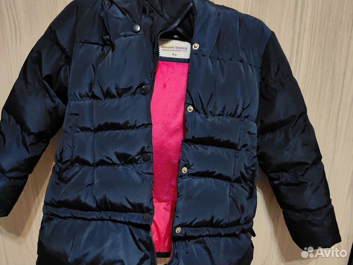 Зимняя куртка р 122+128