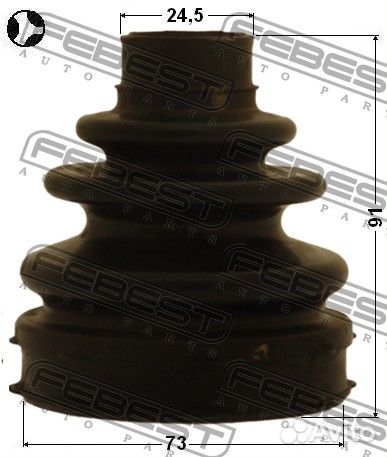 Пыльник шрус внутренний комплект 73x91x24.5