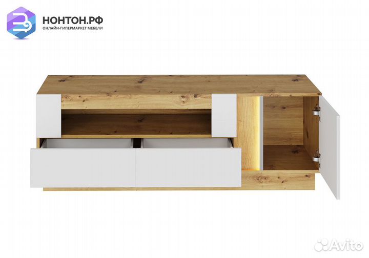 Тумба под тв modo артизан / белый матовый