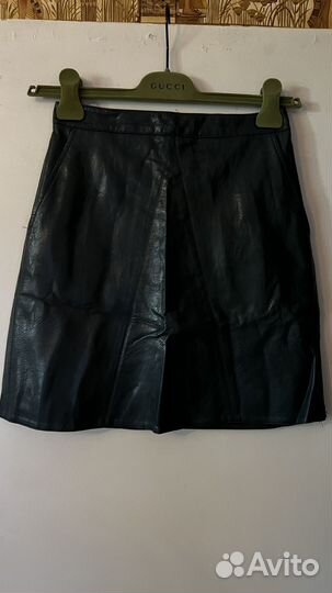 Кожаная юбка