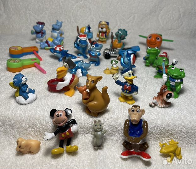 Игрушки из киндеров, ретро. 90-е годы