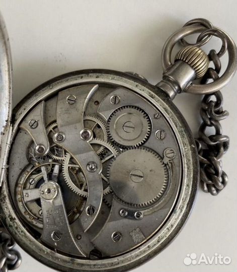 Часы карманные Hy Moser & Ce серебро