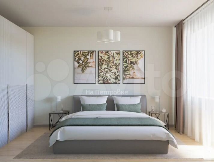 3-к. квартира, 62,5 м², 19/24 эт.