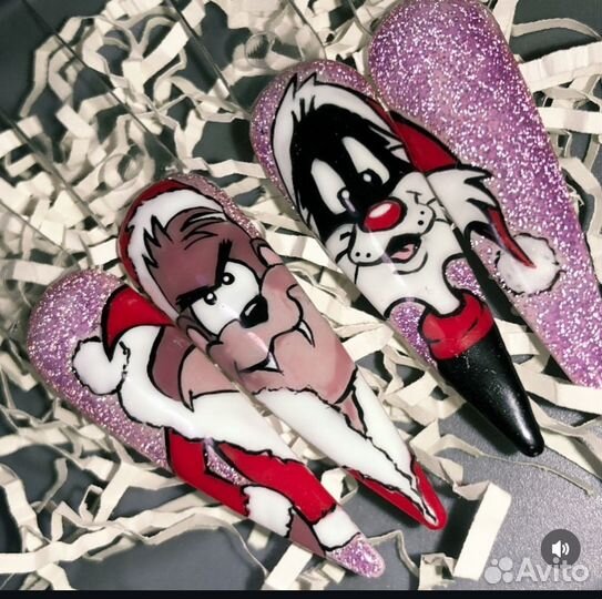 Маникюр наращивание ногтей