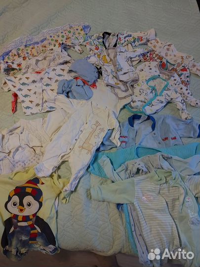 Вещи на мальчика пакетом 56-62