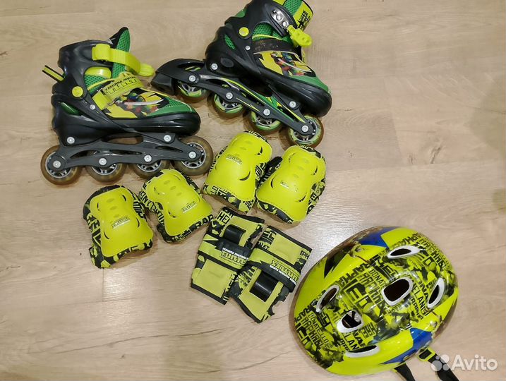 Детские ролики и защита