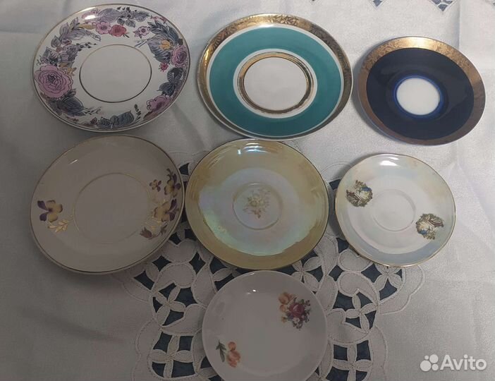 Чайные(кофейные) блюдца. лфз, гдр, Городница