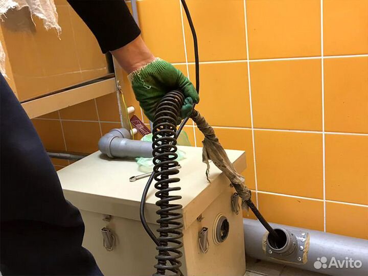 Устранение засоров Прочистка канализации Гарантия