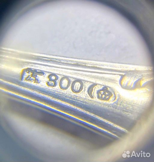 Серебряная ложка 800 проба Европа