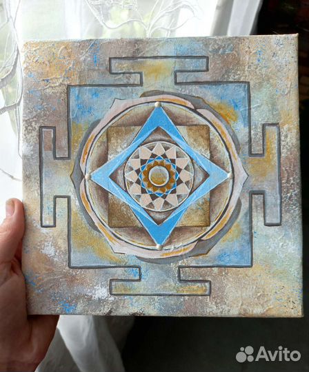 Янтра Венеры - картина акриловыми красками, холст