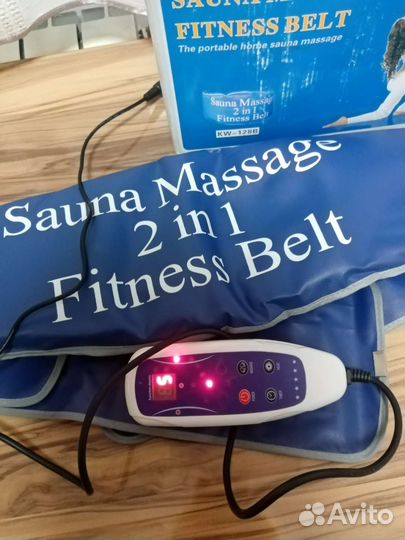 Пояс для похудения(сауна массажер 2 в 1 фитнес)