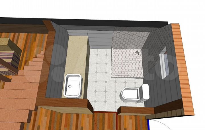 Дом 65 м² на участке 5 сот.