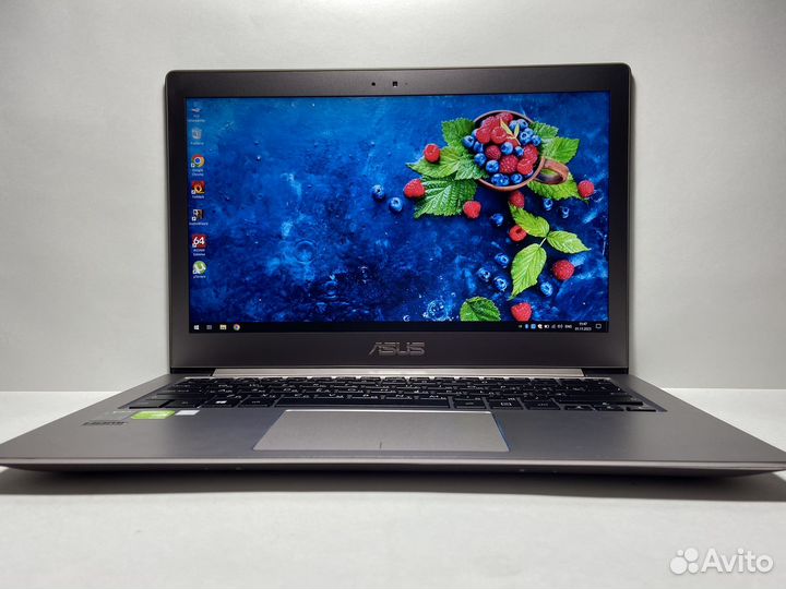 Игровой ноутбук asus i7/8gb/ips/2видеокарты/ssd