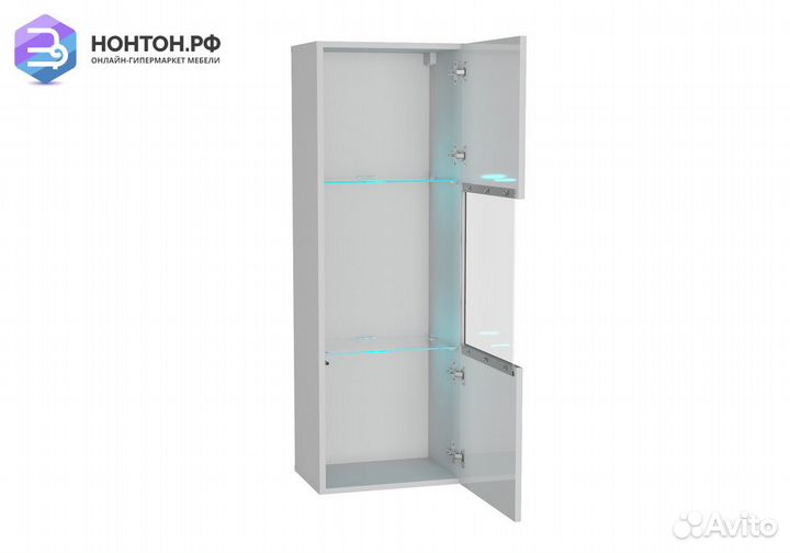 Шкаф навесной Point тип-22 белый глянец / белый ма