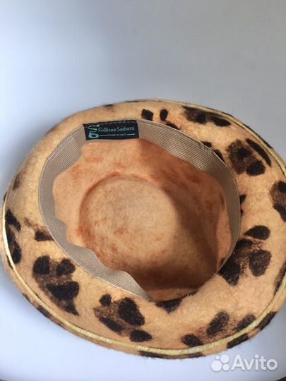 Шляпа леопардовая