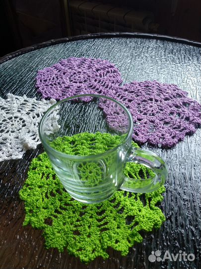 Салфетки вязаные крючком