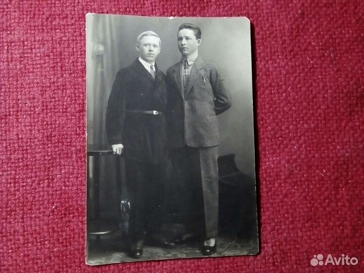 Фото «юноши» 1920/40 годы СССР набор 7шт