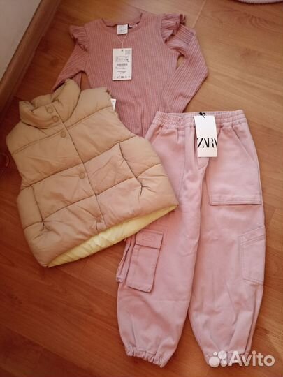 Пакет вещей на девочку zara 110-116
