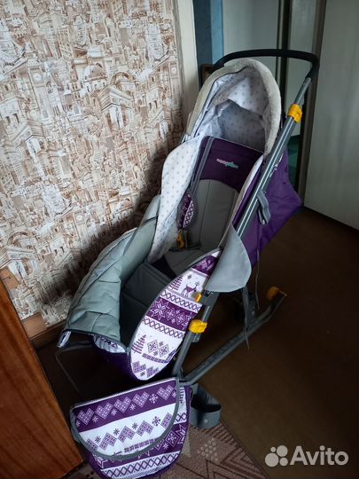 Санки-коляска