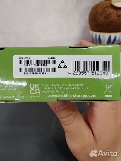 Новый внешний жесткий диск Toshiba 1 тб