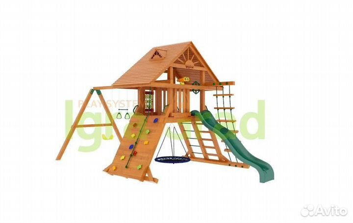 Детская площадка для дачи Крепость Фани (Дерево)